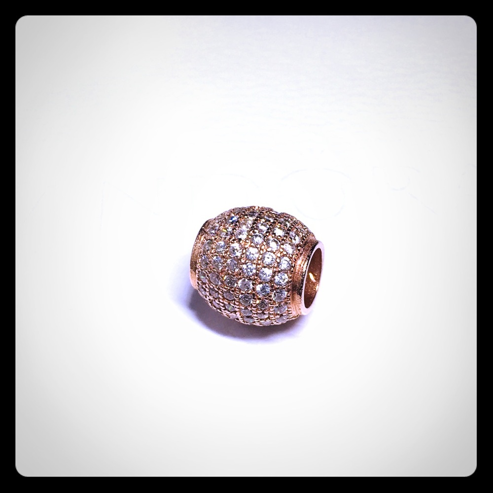 Swaroski elements pave lights charm Fits Pandora